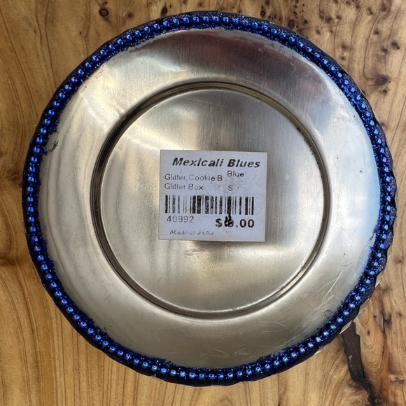 Mexicali Blues Glitter & Mirrors 4.5" x 4.5" Cookie Box Deco - Picture 5 of 10